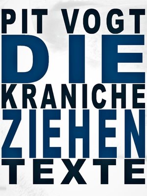 cover image of Die Kraniche ziehen